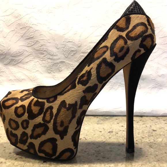 Sam Edelman Shoes - SAM EDELMAN Leopard Print Platform Heels